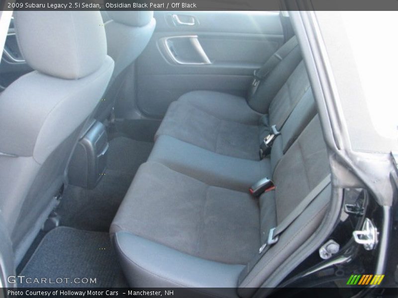 Obsidian Black Pearl / Off Black 2009 Subaru Legacy 2.5i Sedan