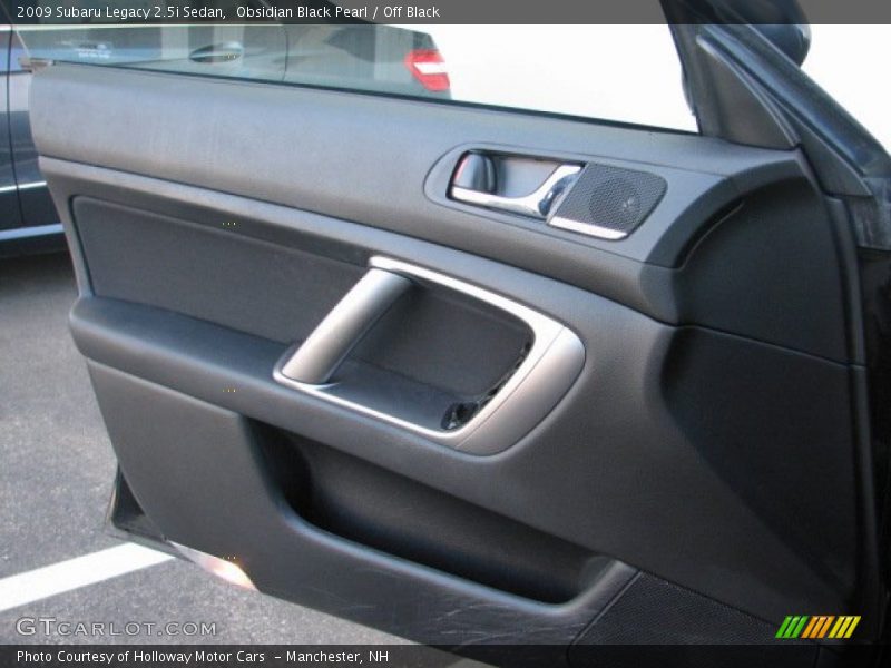 Obsidian Black Pearl / Off Black 2009 Subaru Legacy 2.5i Sedan
