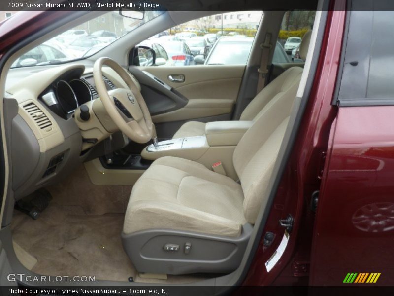 Merlot Metallic / Beige 2009 Nissan Murano SL AWD