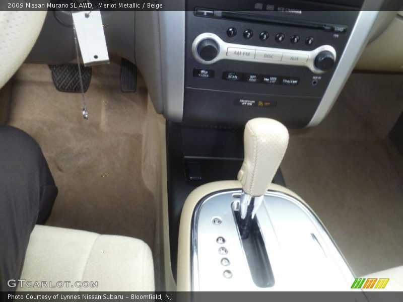 Merlot Metallic / Beige 2009 Nissan Murano SL AWD