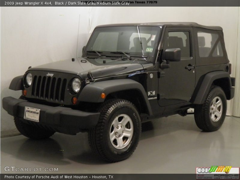 Black / Dark Slate Gray/Medium Slate Gray 2009 Jeep Wrangler X 4x4