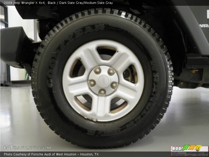 Black / Dark Slate Gray/Medium Slate Gray 2009 Jeep Wrangler X 4x4