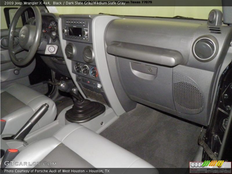 Black / Dark Slate Gray/Medium Slate Gray 2009 Jeep Wrangler X 4x4