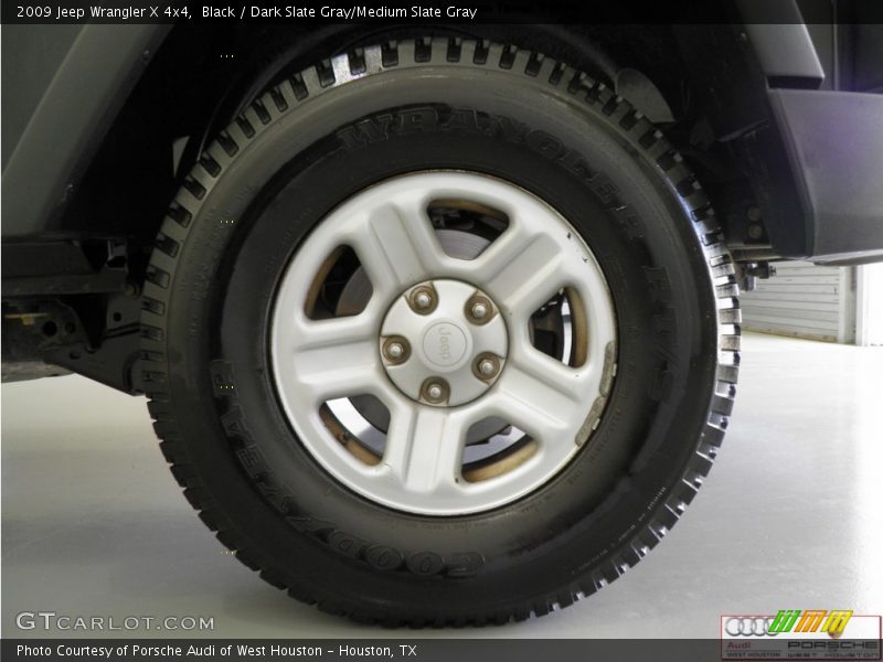 Black / Dark Slate Gray/Medium Slate Gray 2009 Jeep Wrangler X 4x4