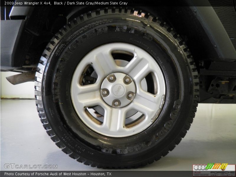 Black / Dark Slate Gray/Medium Slate Gray 2009 Jeep Wrangler X 4x4