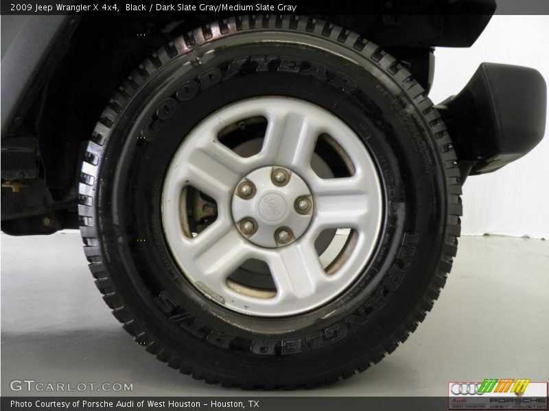 Black / Dark Slate Gray/Medium Slate Gray 2009 Jeep Wrangler X 4x4