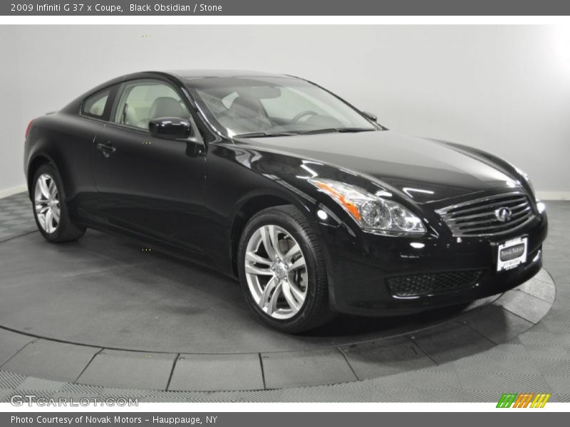 Black Obsidian / Stone 2009 Infiniti G 37 x Coupe