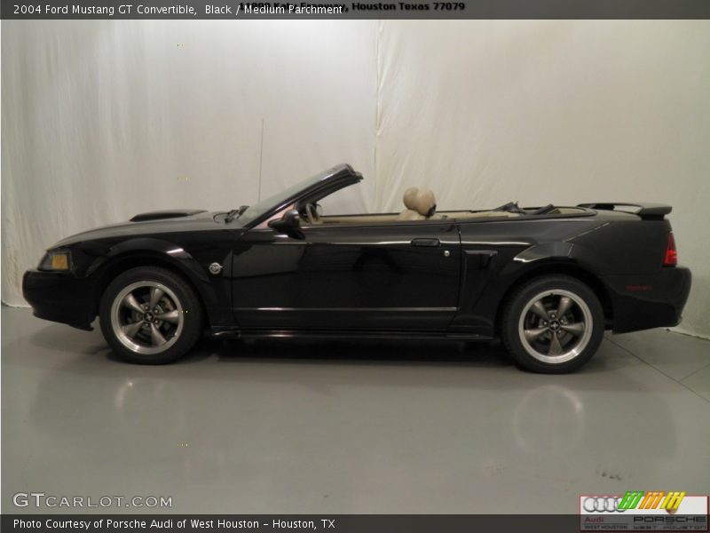 Black / Medium Parchment 2004 Ford Mustang GT Convertible