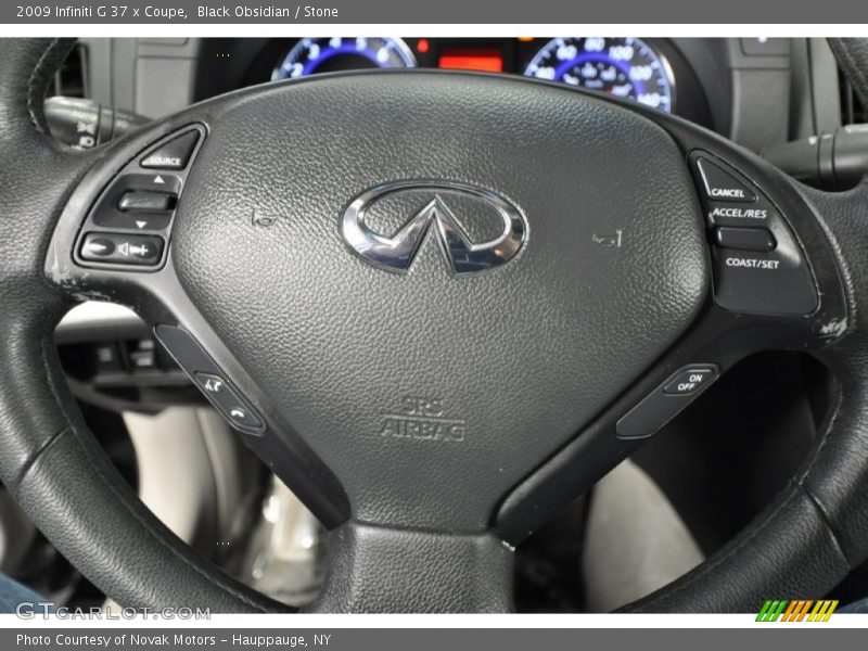 Black Obsidian / Stone 2009 Infiniti G 37 x Coupe