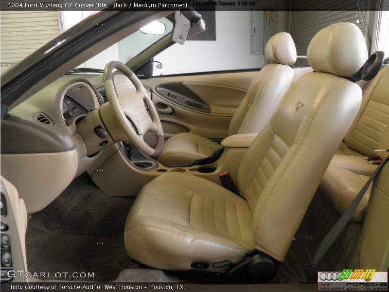 Black / Medium Parchment 2004 Ford Mustang GT Convertible