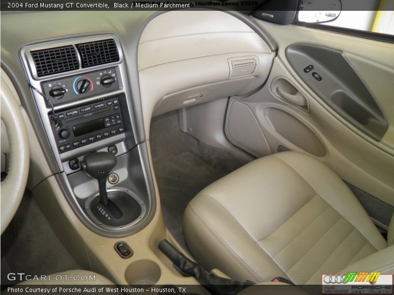 Black / Medium Parchment 2004 Ford Mustang GT Convertible