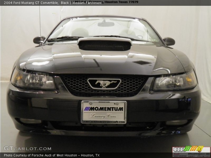 Black / Medium Parchment 2004 Ford Mustang GT Convertible