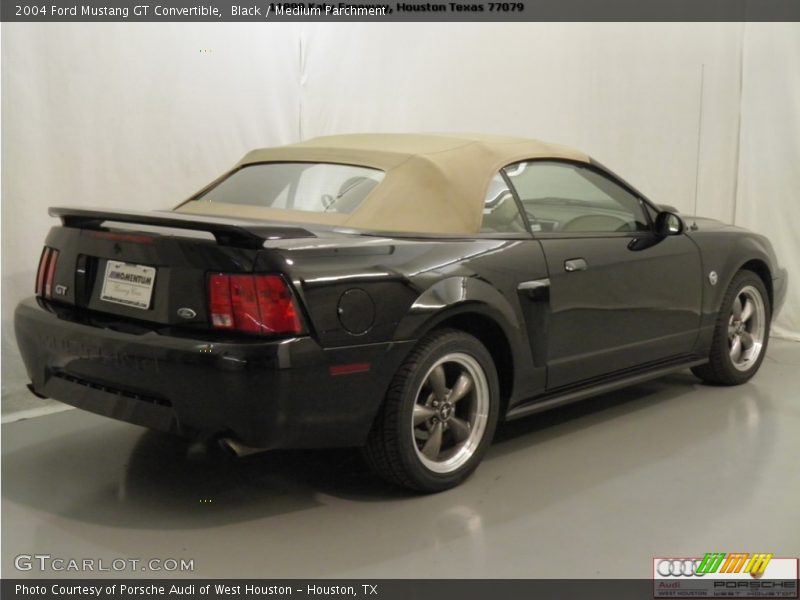 Black / Medium Parchment 2004 Ford Mustang GT Convertible