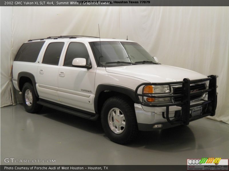 Summit White / Graphite/Pewter 2002 GMC Yukon XL SLT 4x4