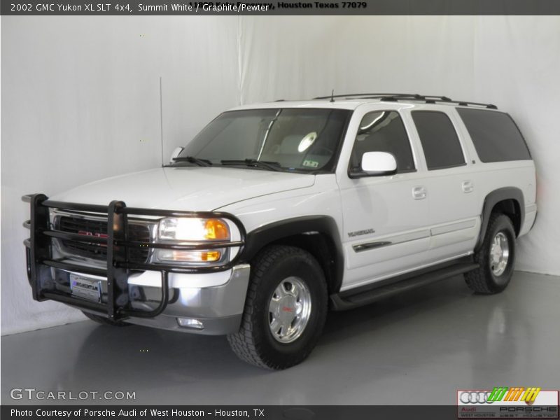 Summit White / Graphite/Pewter 2002 GMC Yukon XL SLT 4x4