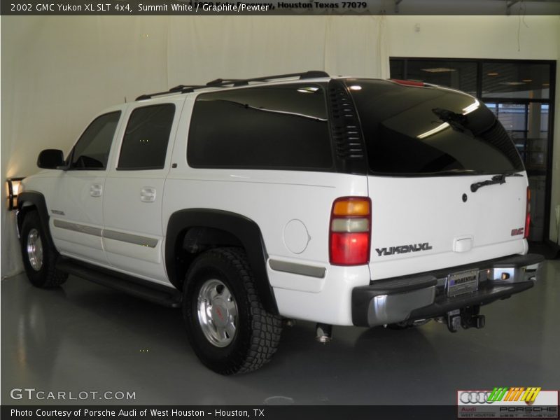Summit White / Graphite/Pewter 2002 GMC Yukon XL SLT 4x4