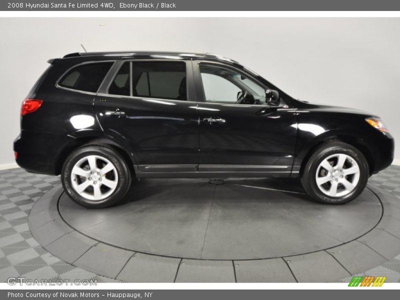 Ebony Black / Black 2008 Hyundai Santa Fe Limited 4WD