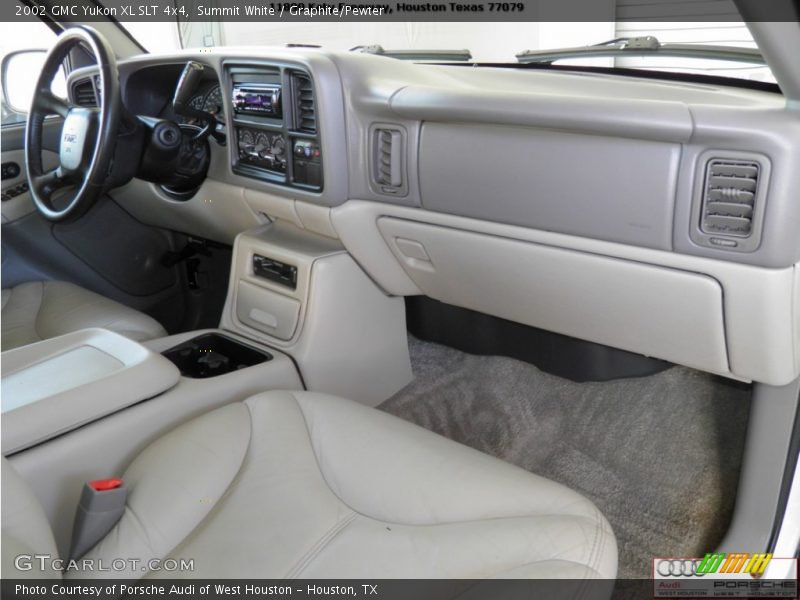 Summit White / Graphite/Pewter 2002 GMC Yukon XL SLT 4x4