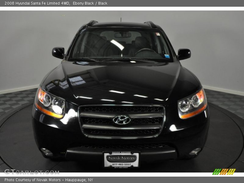 Ebony Black / Black 2008 Hyundai Santa Fe Limited 4WD