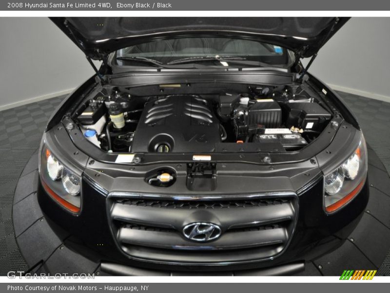 Ebony Black / Black 2008 Hyundai Santa Fe Limited 4WD