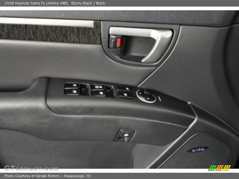 Ebony Black / Black 2008 Hyundai Santa Fe Limited 4WD