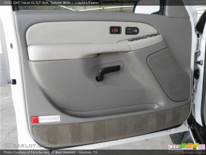 Summit White / Graphite/Pewter 2002 GMC Yukon XL SLT 4x4