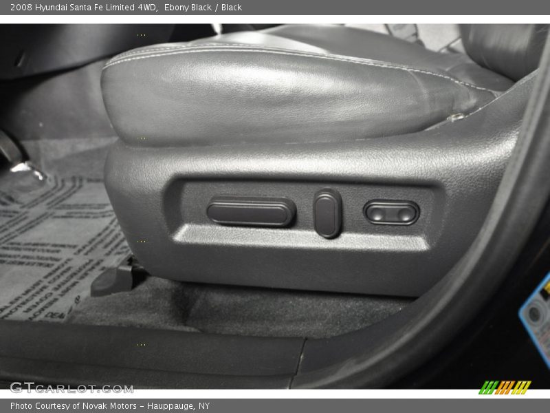 Ebony Black / Black 2008 Hyundai Santa Fe Limited 4WD