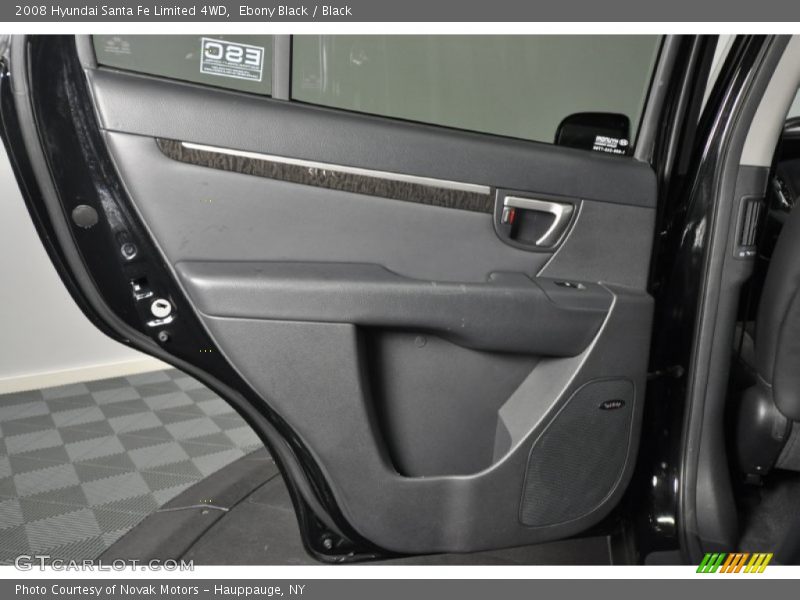 Ebony Black / Black 2008 Hyundai Santa Fe Limited 4WD