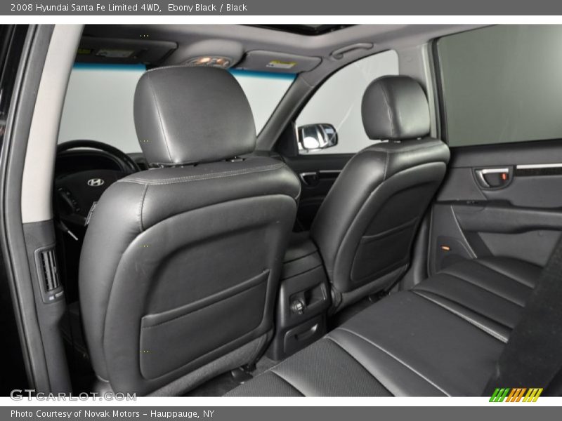 Ebony Black / Black 2008 Hyundai Santa Fe Limited 4WD