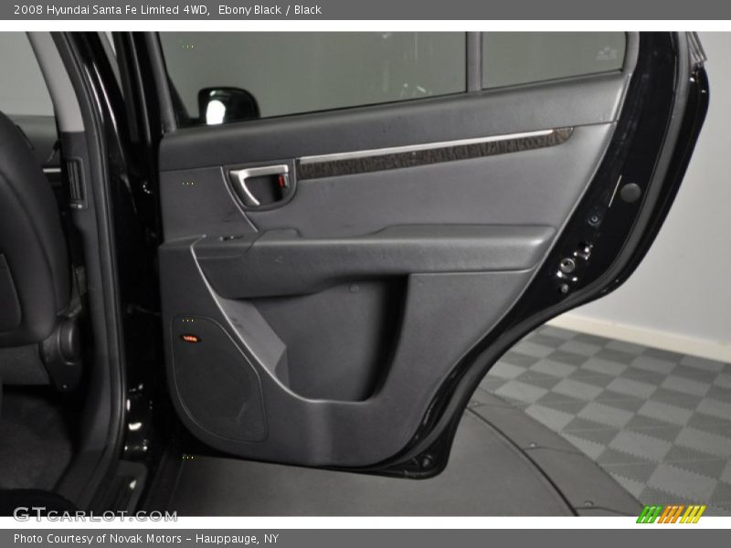 Ebony Black / Black 2008 Hyundai Santa Fe Limited 4WD