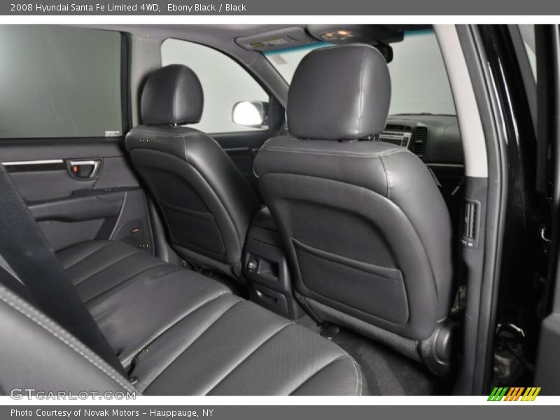 Ebony Black / Black 2008 Hyundai Santa Fe Limited 4WD