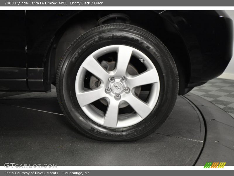 Ebony Black / Black 2008 Hyundai Santa Fe Limited 4WD