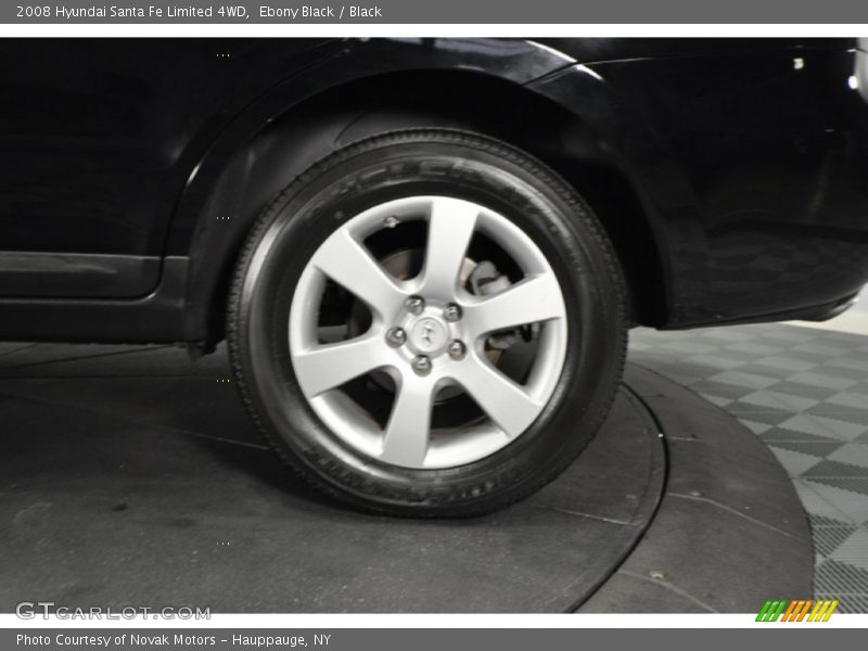 Ebony Black / Black 2008 Hyundai Santa Fe Limited 4WD