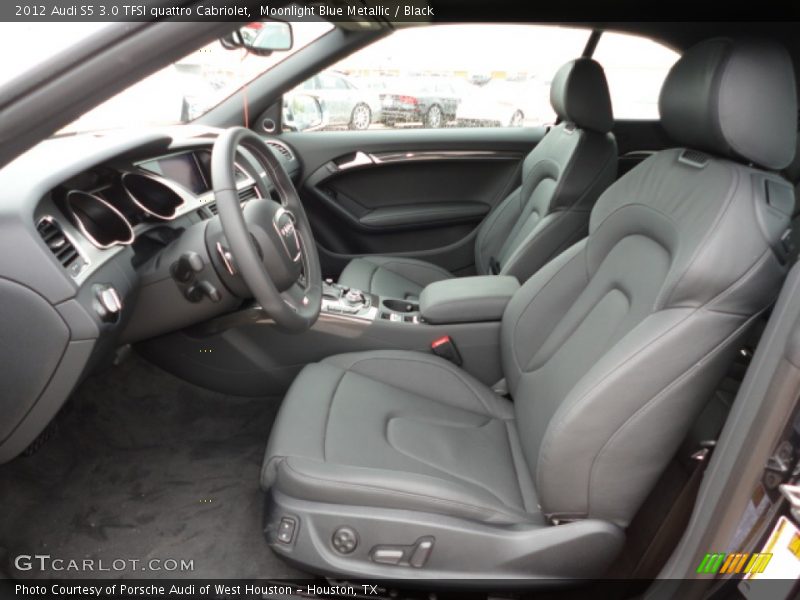  2012 S5 3.0 TFSI quattro Cabriolet Black Interior