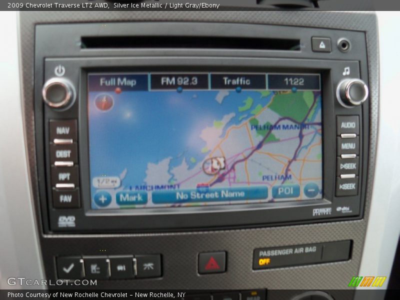 Silver Ice Metallic / Light Gray/Ebony 2009 Chevrolet Traverse LTZ AWD