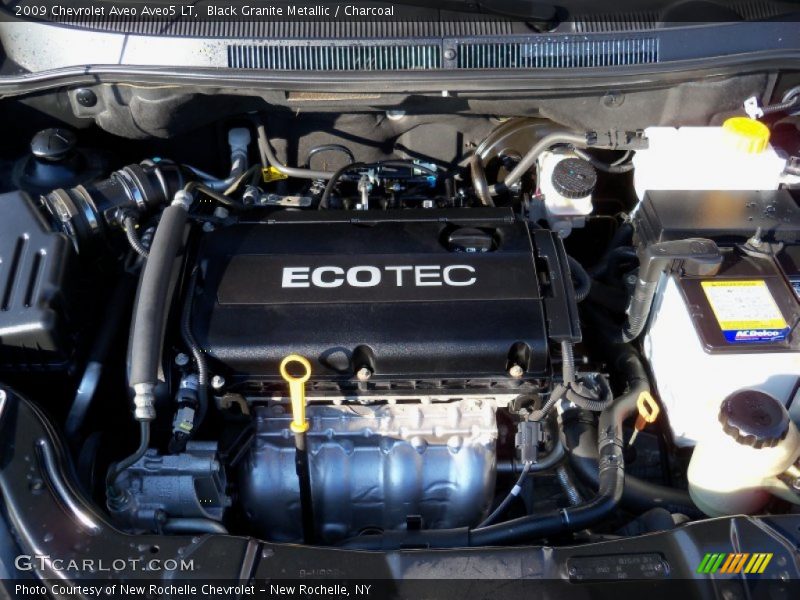 Black Granite Metallic / Charcoal 2009 Chevrolet Aveo Aveo5 LT