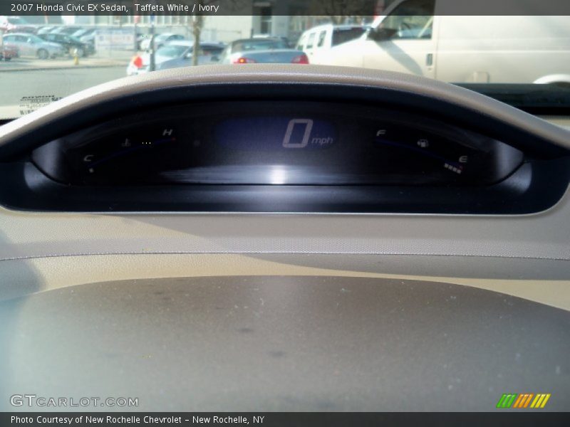 Taffeta White / Ivory 2007 Honda Civic EX Sedan