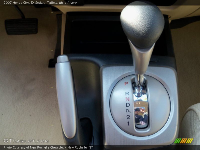 Taffeta White / Ivory 2007 Honda Civic EX Sedan