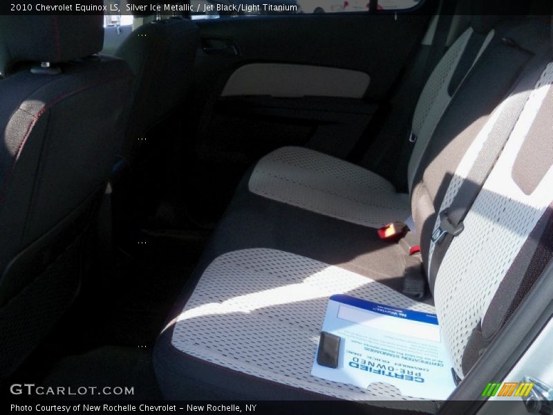 Silver Ice Metallic / Jet Black/Light Titanium 2010 Chevrolet Equinox LS