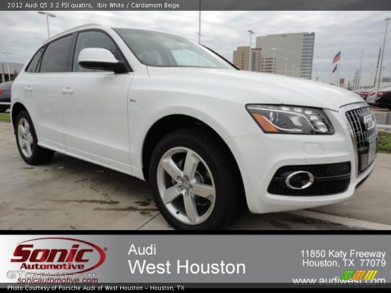 Ibis White / Cardamom Beige 2012 Audi Q5 3.2 FSI quattro