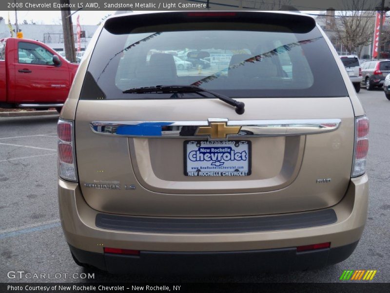 Sandstone Metallic / Light Cashmere 2008 Chevrolet Equinox LS AWD