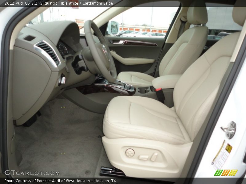 Ibis White / Cardamom Beige 2012 Audi Q5 3.2 FSI quattro