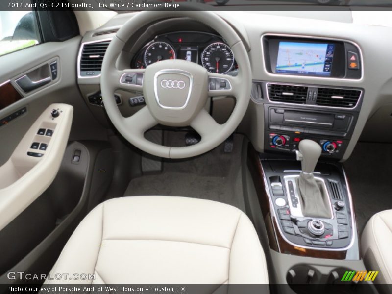 Ibis White / Cardamom Beige 2012 Audi Q5 3.2 FSI quattro