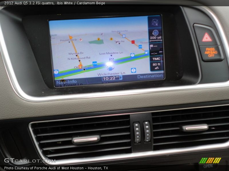 Ibis White / Cardamom Beige 2012 Audi Q5 3.2 FSI quattro