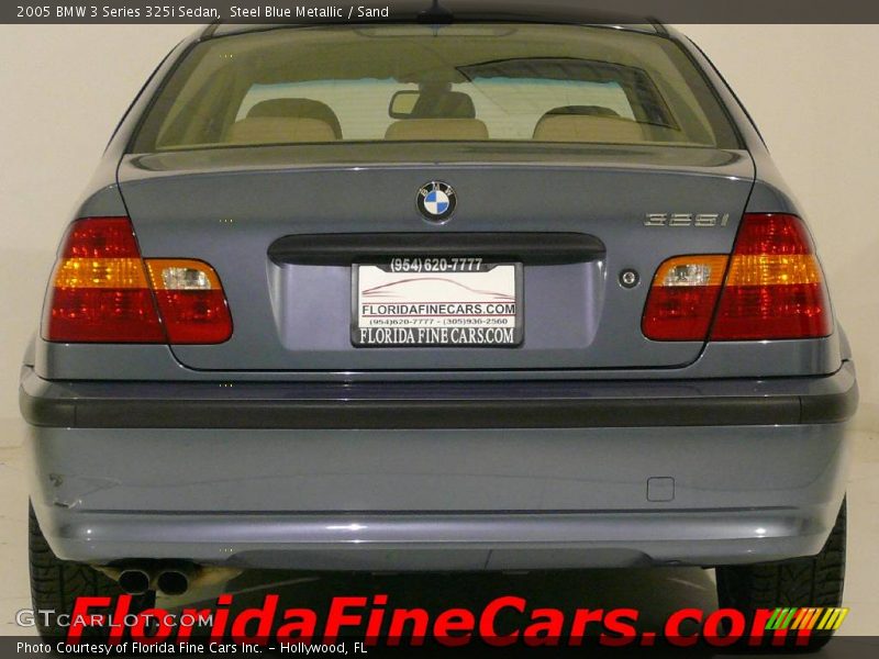 Steel Blue Metallic / Sand 2005 BMW 3 Series 325i Sedan