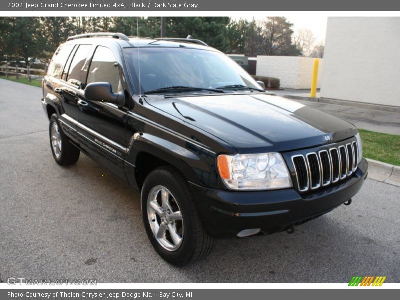 Black / Dark Slate Gray 2002 Jeep Grand Cherokee Limited 4x4