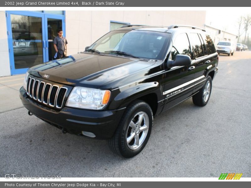 Black / Dark Slate Gray 2002 Jeep Grand Cherokee Limited 4x4