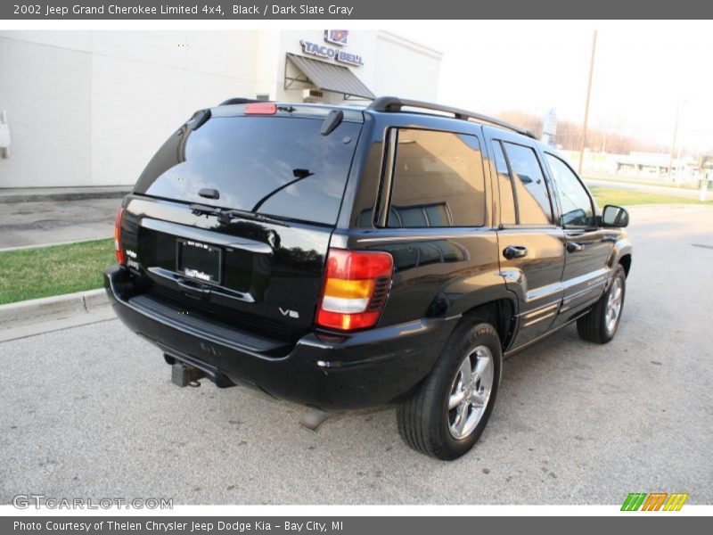 Black / Dark Slate Gray 2002 Jeep Grand Cherokee Limited 4x4
