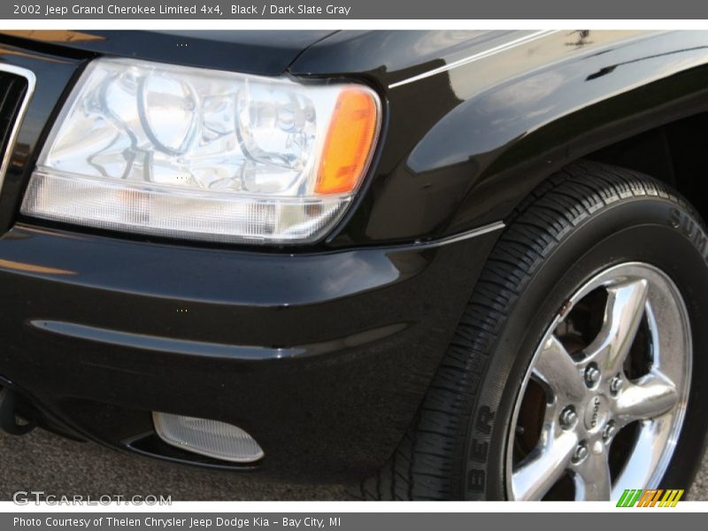 Black / Dark Slate Gray 2002 Jeep Grand Cherokee Limited 4x4