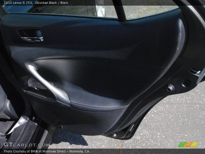 Obsidian Black / Black 2010 Lexus IS 250